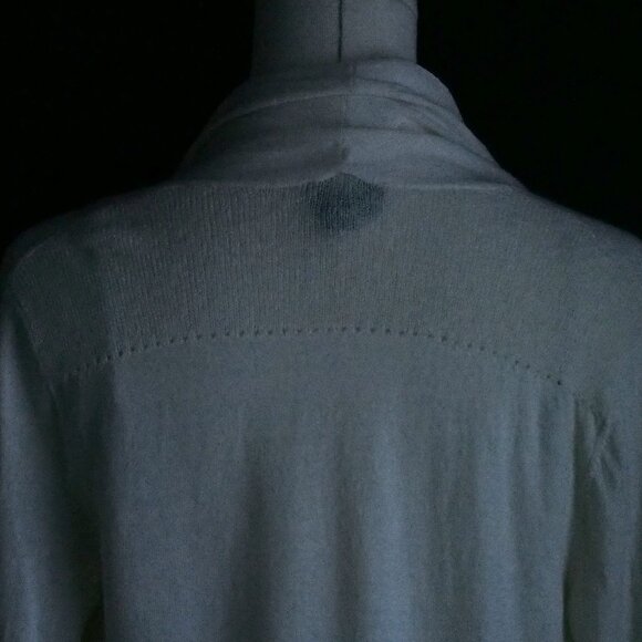 Talbots | Merino Wool Open Cardigan in Cream - Picture 6 of 6